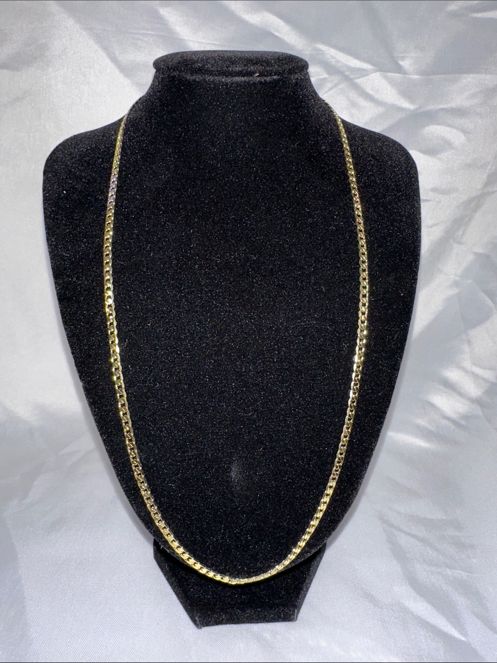 117: Brand New Gold Filled 20” 3.2mm Cuban Necklace